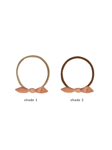 Quincy Mae Little Knot Headband, Melon